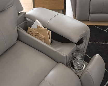Real Moments - Power Recliner With Audio Seating - Ash