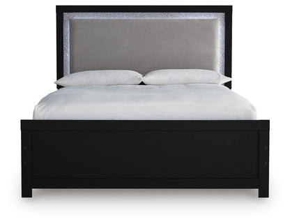 Maeling - Upholstered Panel Bed