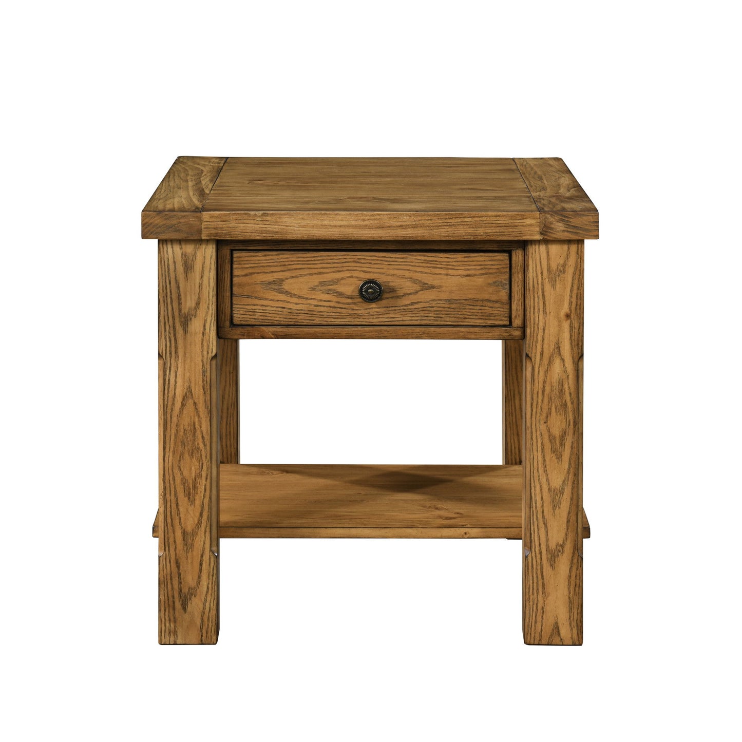 Duncan - 1 Drawer End Table - Walnut