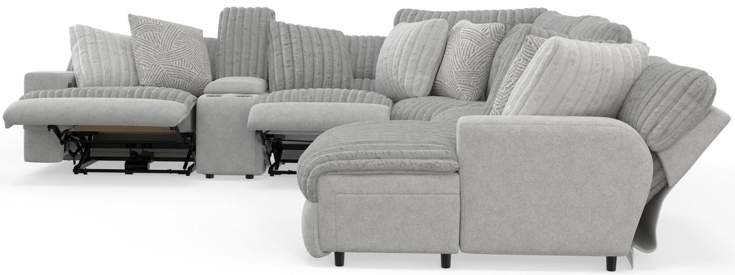 Abraxas - 6 Piece Reclining Sectional