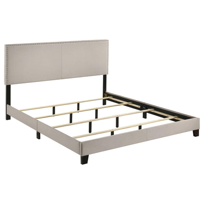 Boyd Upholstered California King Panel Bed Ivory
