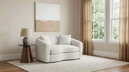 Isabella Fabric Upholstered Loveseat Sand