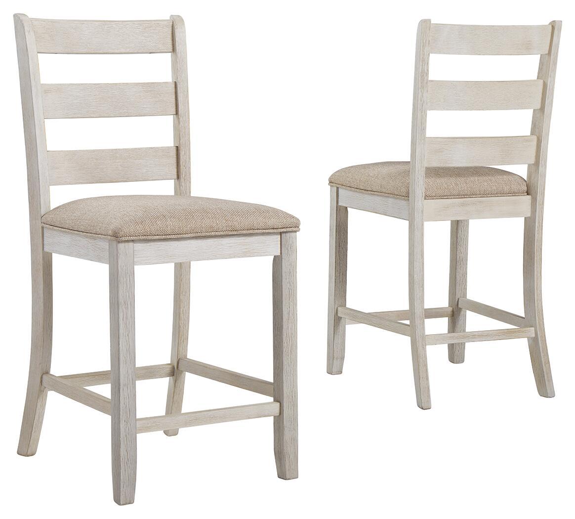 Skempton - Upholstered Barstool (Set of 2) - White