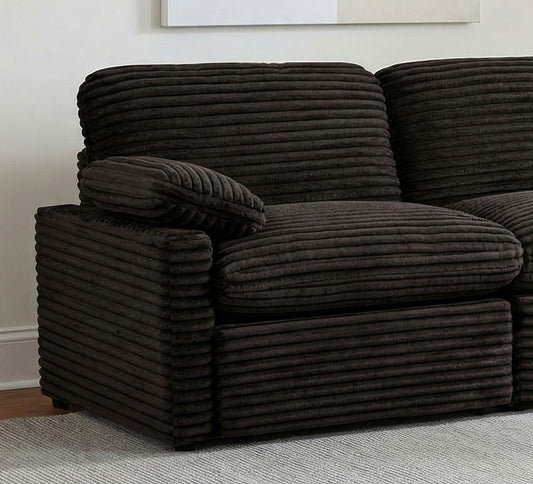 Collins Modular LAF Power Recliner Chocolate Brown