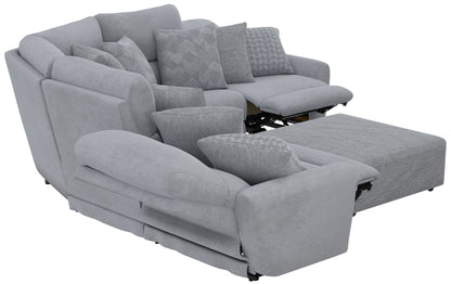 Majesty - Deep Seating Power Reclining Sectional And Ottoman