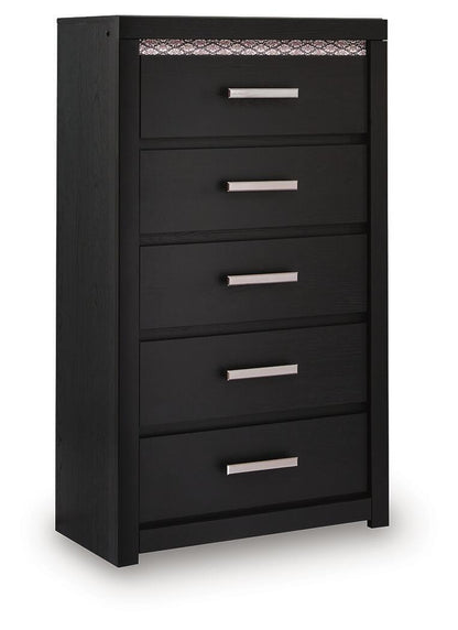 Brizmore - Five Drawer Chest - Black