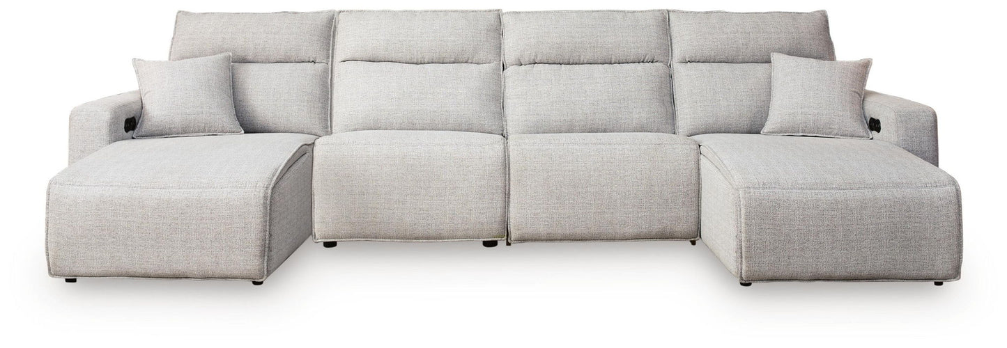 Modmax II - Reclining Sectional - Stone