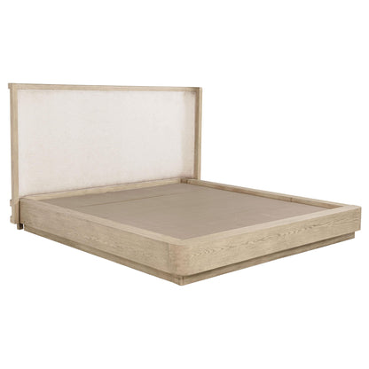 Kailani 52-inch California King Wingback Bed Beige Oak
