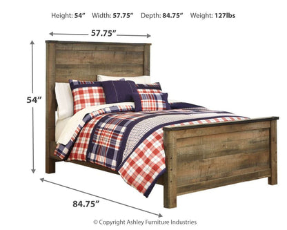Trinell - Panel Bed
