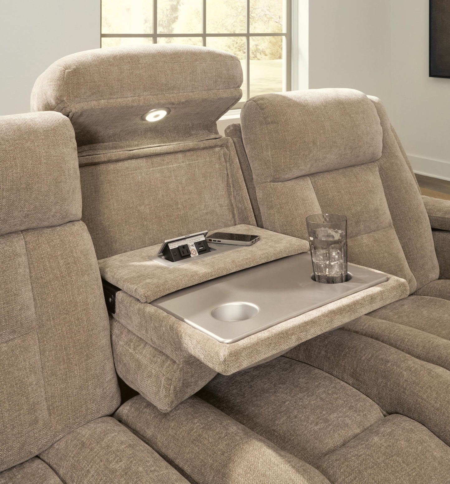 Mixed Motion - Power Reclining Sofa With Adjustable Headrest