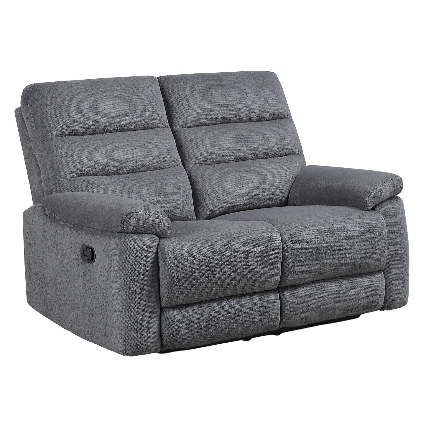 Cozy - Manual Recliner Loveseat - Gray