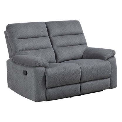 Cozy - Manual Recliner Loveseat - Gray