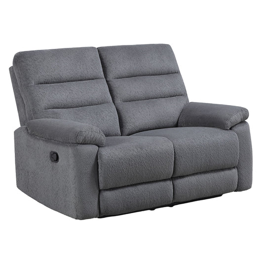 Cozy - Manual Recliner Loveseat - Gray
