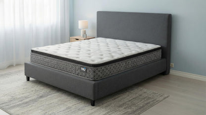 Hayes 11-inch Eastern King Pillow Top Foam Hybrid Mattress