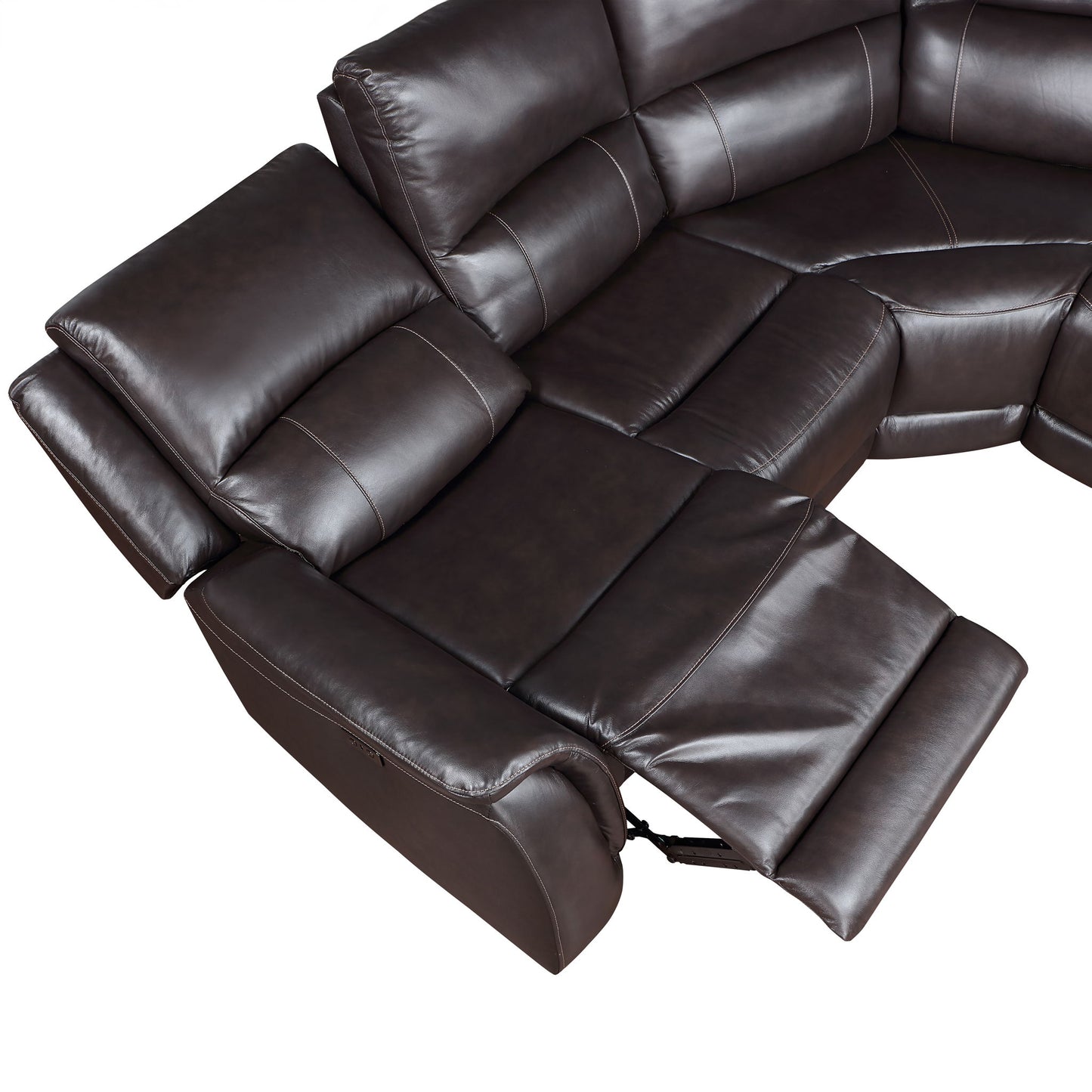 Alexandria - Leather Power Sectional