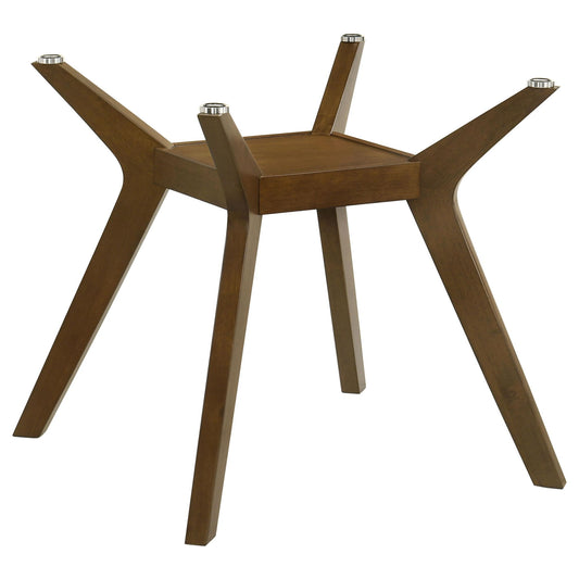 Paxton Square Wood Dining Table Base Brown