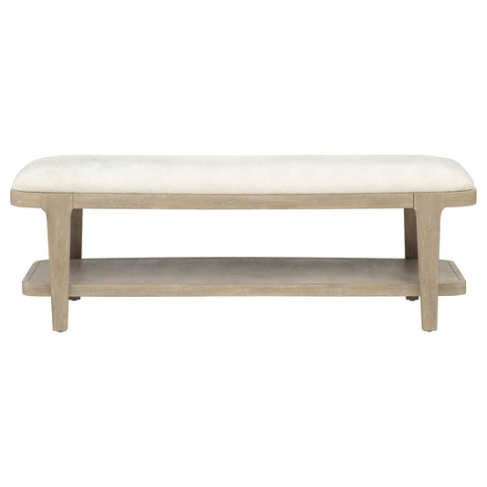 Lucaire Upholstered Bedroom Bench Sandstone