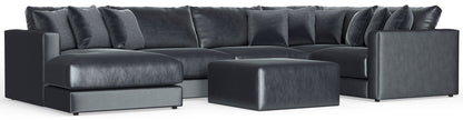 Remington - Modular Sofa And Cocktail Ottoman - Slate