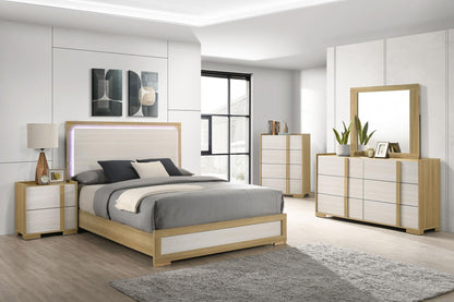 Hyland 5-piece Eastern King Bedroom Set Natural