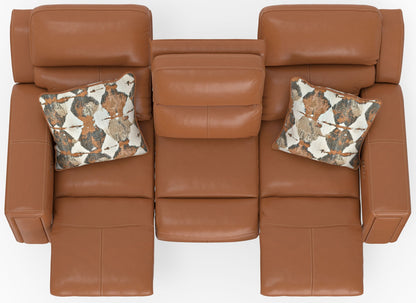 Arezzo - Power Headrest Power Reclining Sofa With Zero Gravity/Extended Ottoman