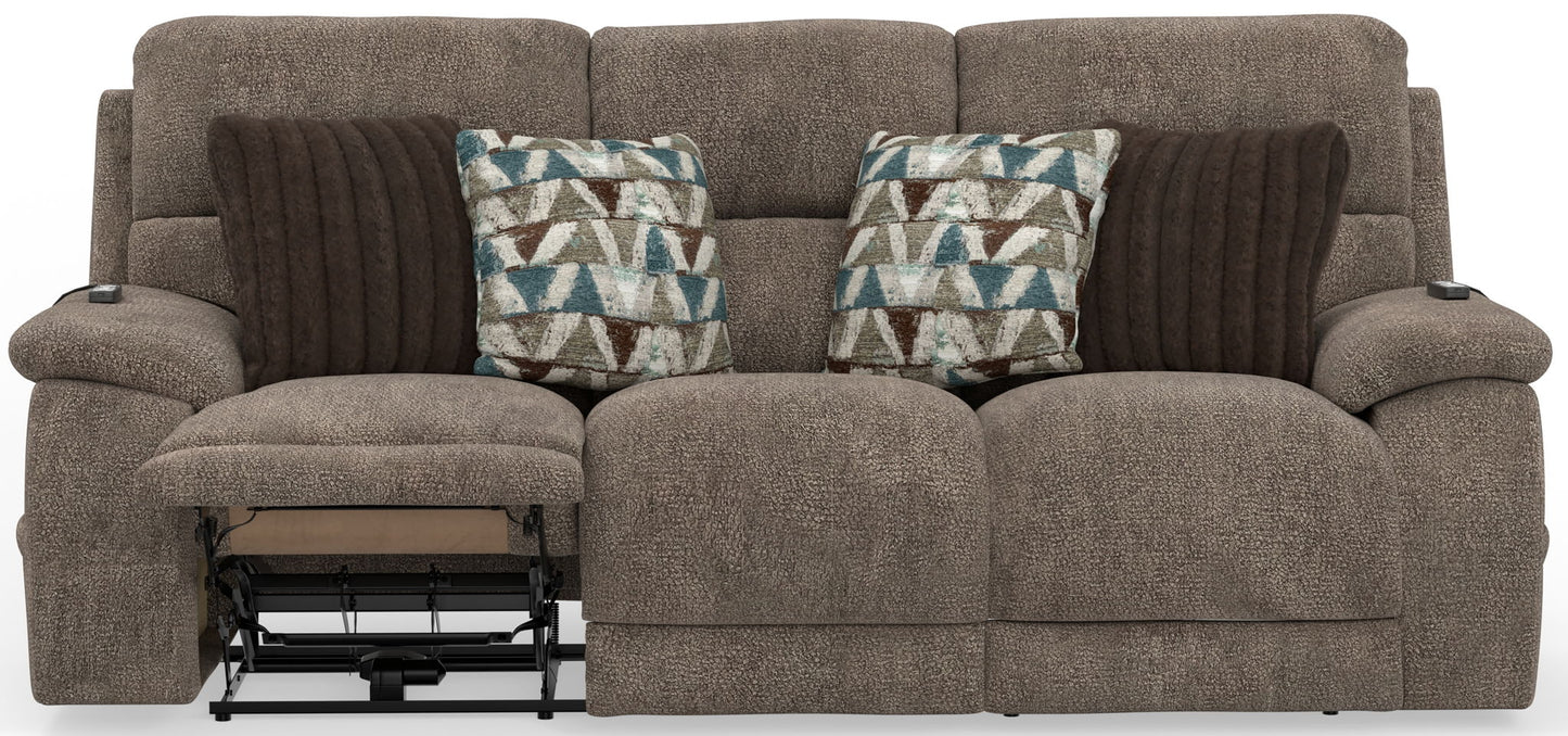 Joya - Power Headrest Power LayFlat Reclining Sofa With CR3 Heat/Massage/Lumbar/ZG
