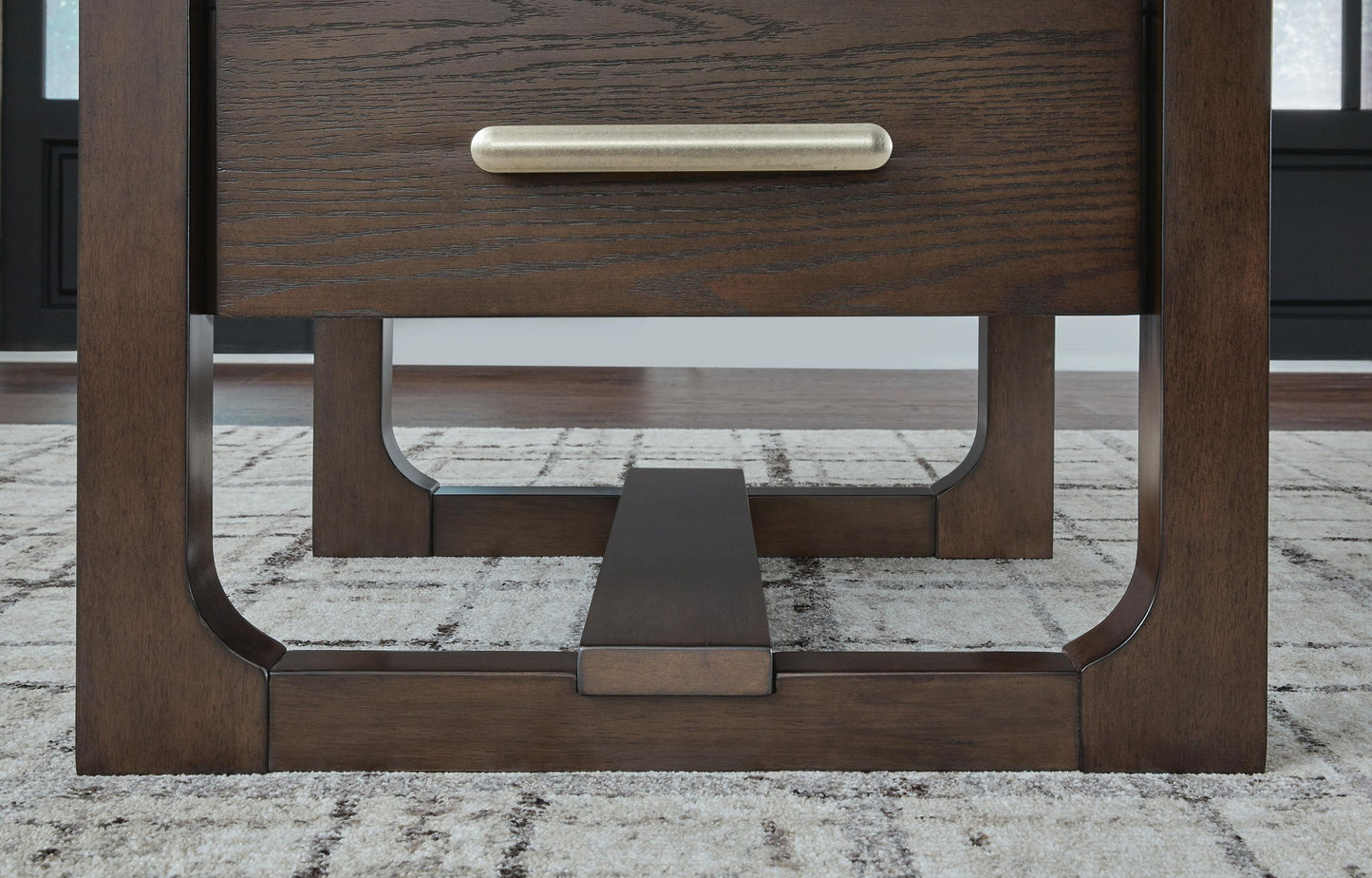 Breckington - Square End Table - Dark Brown