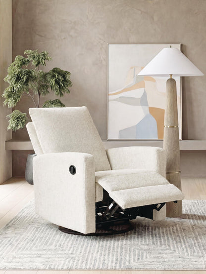 Oaklynn-Manor - Swivel Glider Recliner - Canvas