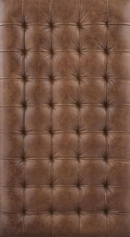 Junsor - Cocktail Ottoman - Brown / Black