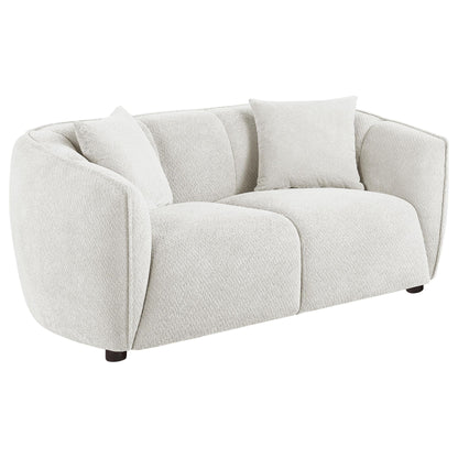 Aleisha Fabric Upholstered Loveseat Sand