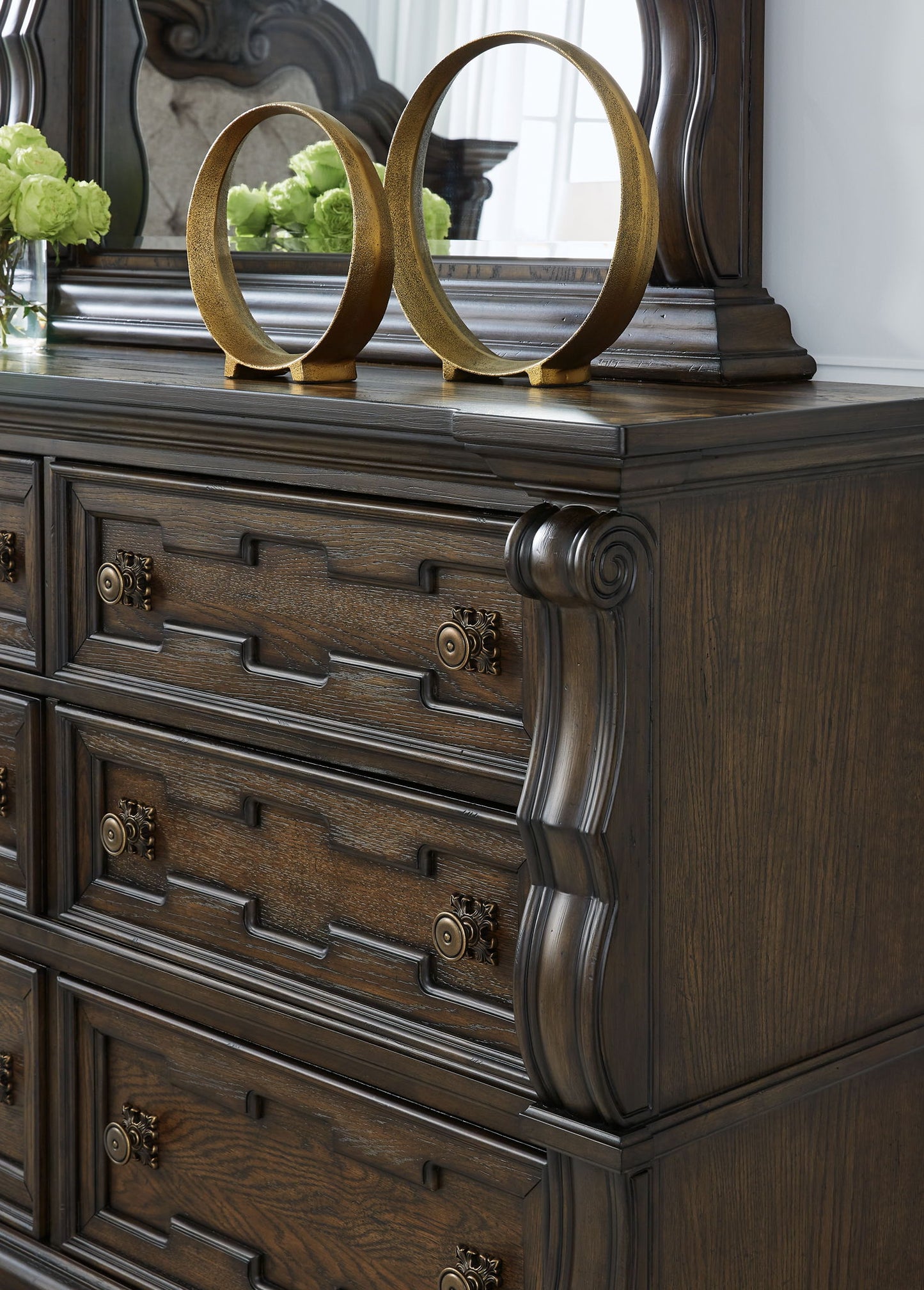 Maylee - Dresser - Dark Brown