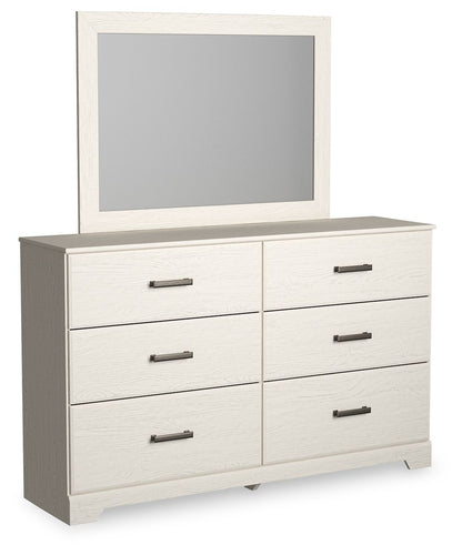 Stelsie - Dresser, Mirror - White