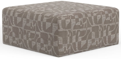 Zeke - Cocktail Ottoman - Cloud