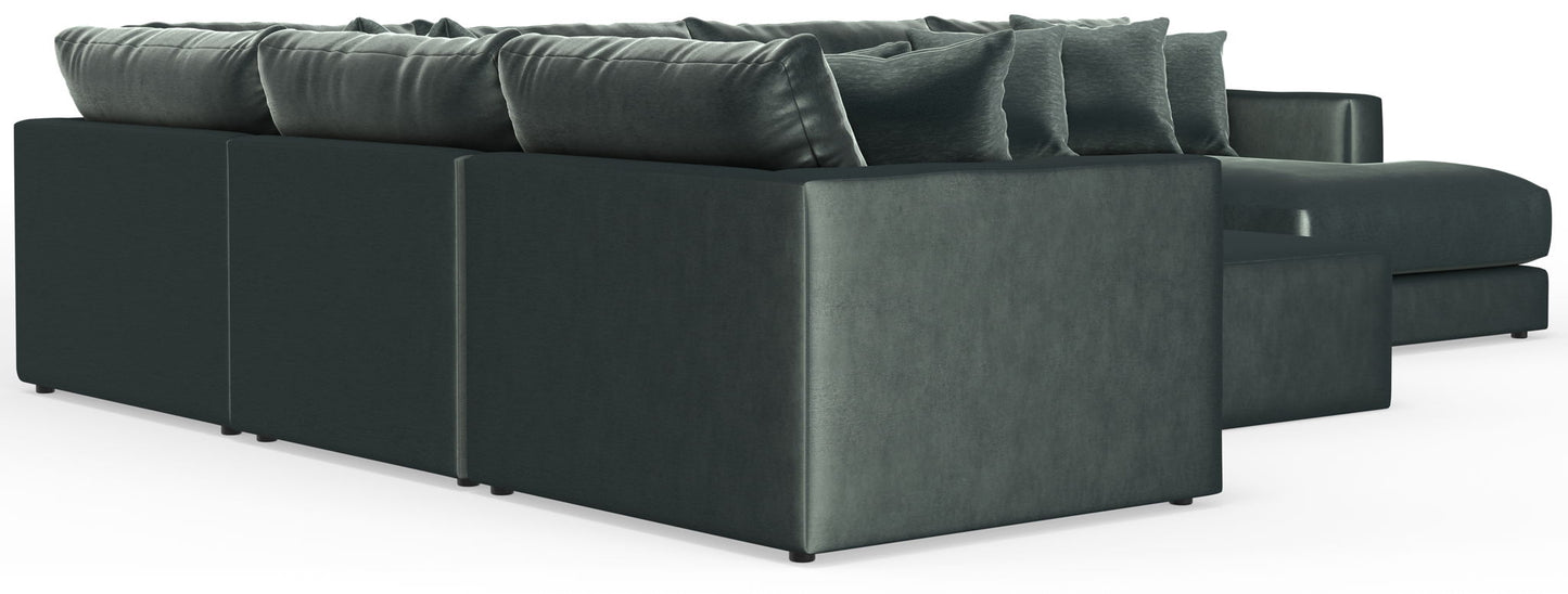Remington - Modular Sofa And Cocktail Ottoman - Pine