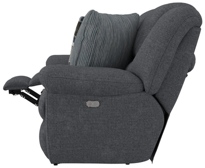 Trifecta - Sofa With 3 Recliners and Drop Down Table