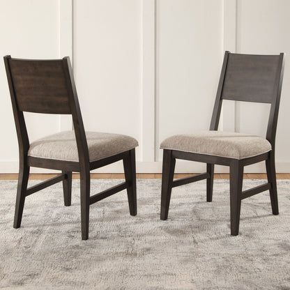 Norvell - Side Chair - Gray / Brown
