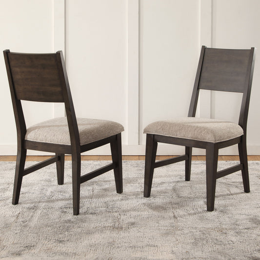 Norvell - Side Chair - Gray / Brown