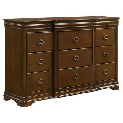 Garland 9-drawer Bedroom Dresser Cabinet Brown Cherry