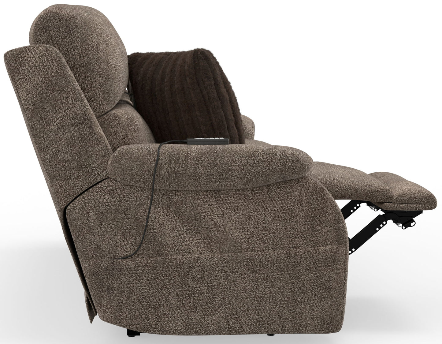 Joya - Power Headrest Power LayFlat Reclining Sofa With CR3 Heat/Massage/Lumbar/ZG