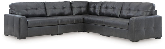 Brindley Pier - 5-Piece Sectional - Fog