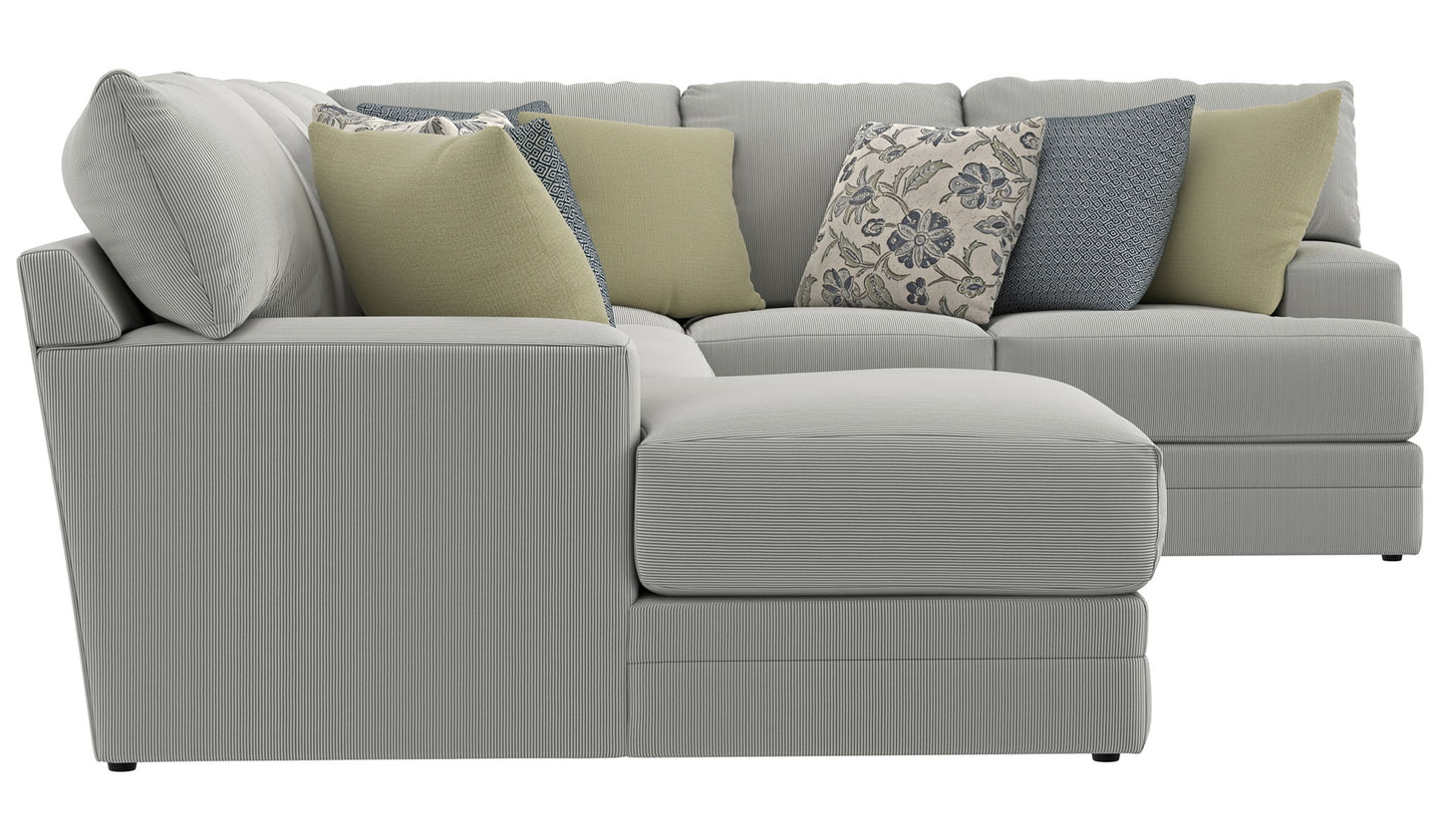 Stockbridge - Sectional With Comfort Coil Seating And 9 Accent Pillows Included