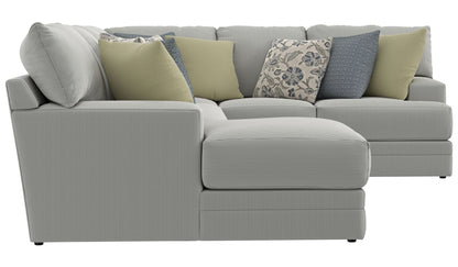 Stockbridge - Sectional With Comfort Coil Seating And 9 Accent Pillows Included