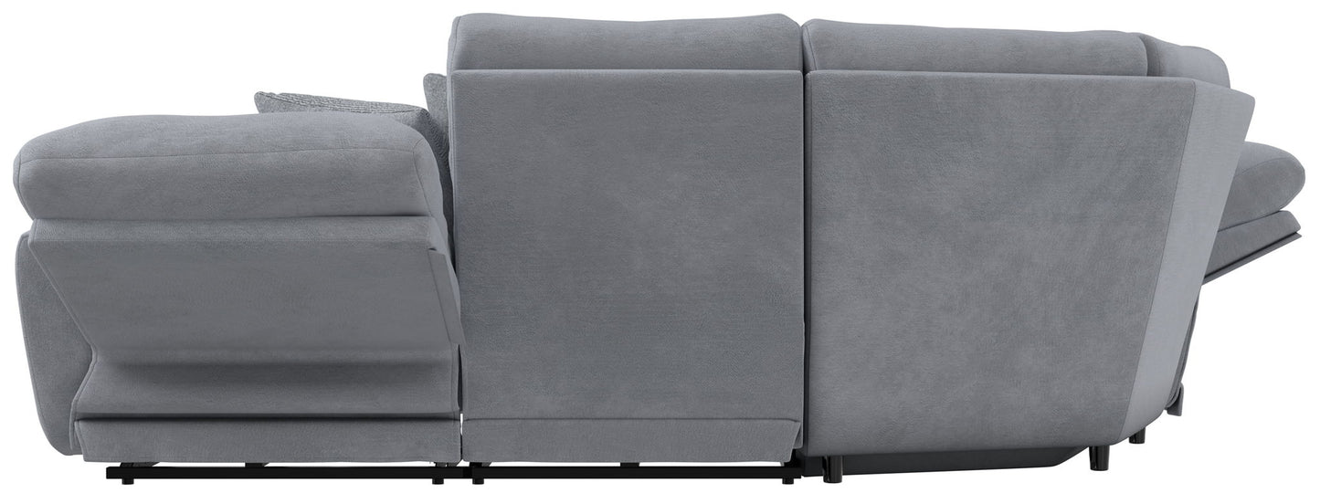 Majesty - Deep Seating Power Reclining Sectional And Ottoman