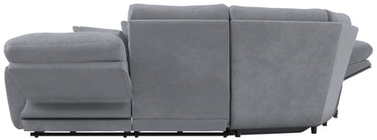 Majesty - Deep Seating Power Reclining Sectional And Ottoman
