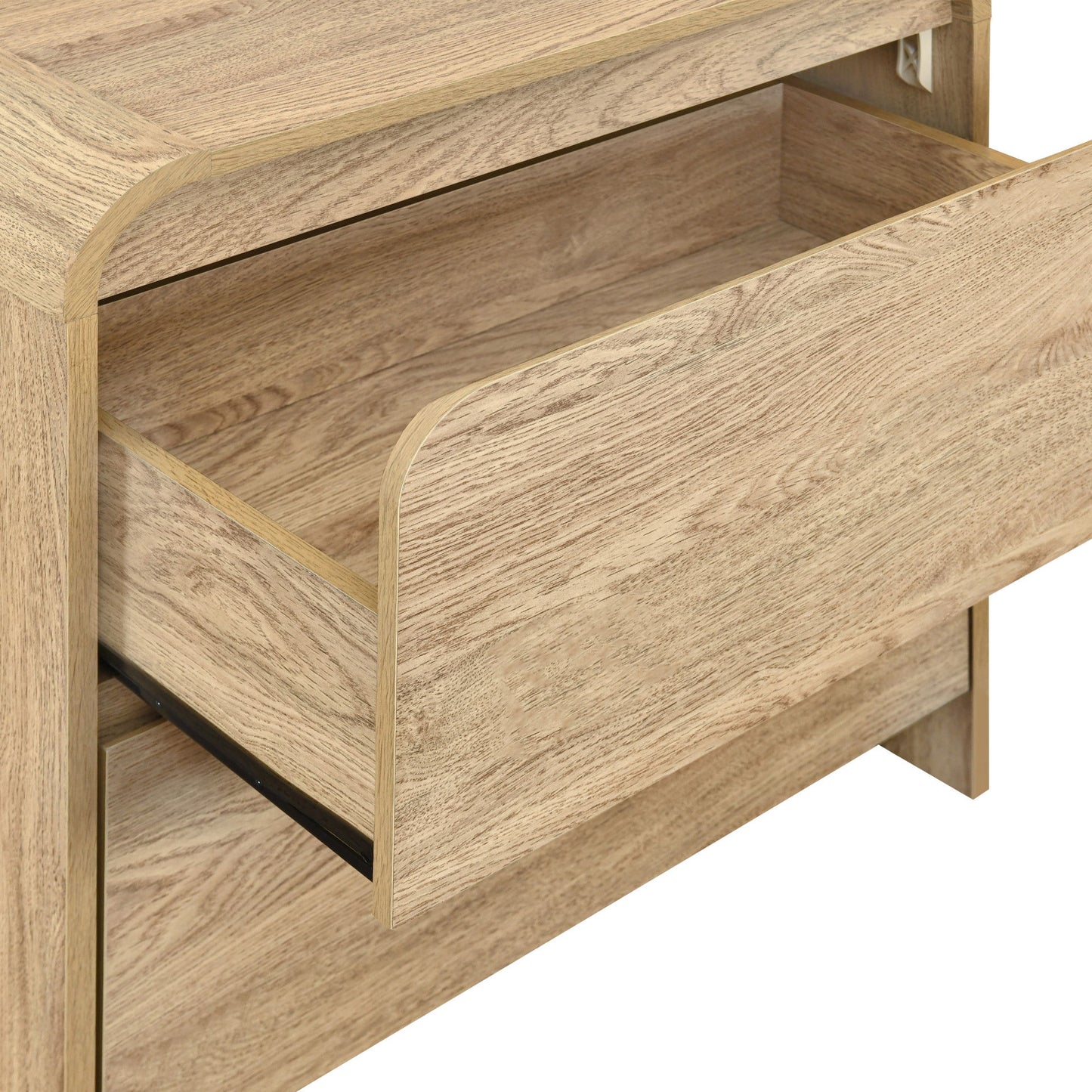 Mara - Two Drawer End Table / Bedside Table
