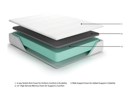 10 Inch Chime Memory Foam - Firm Memory Foam Mattress