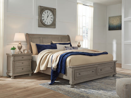 Lettner - Sleigh Bed