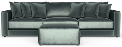 Remington - Modular Sofa And Cocktail Ottoman - Pine