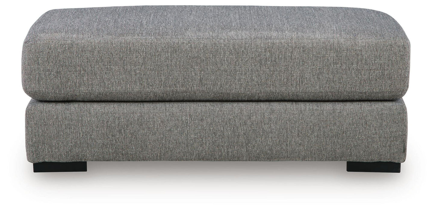 Creston Heights - Oversized Accent Ottoman - Smolder