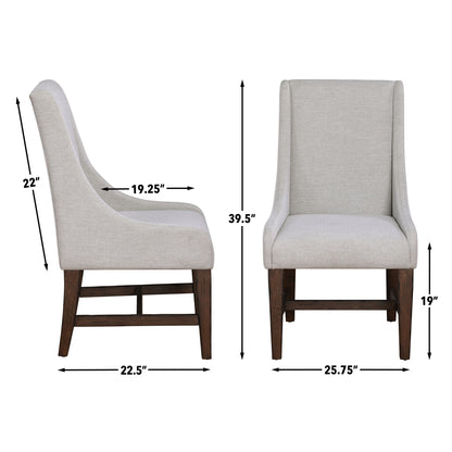 Auburn - Arm Chair - White