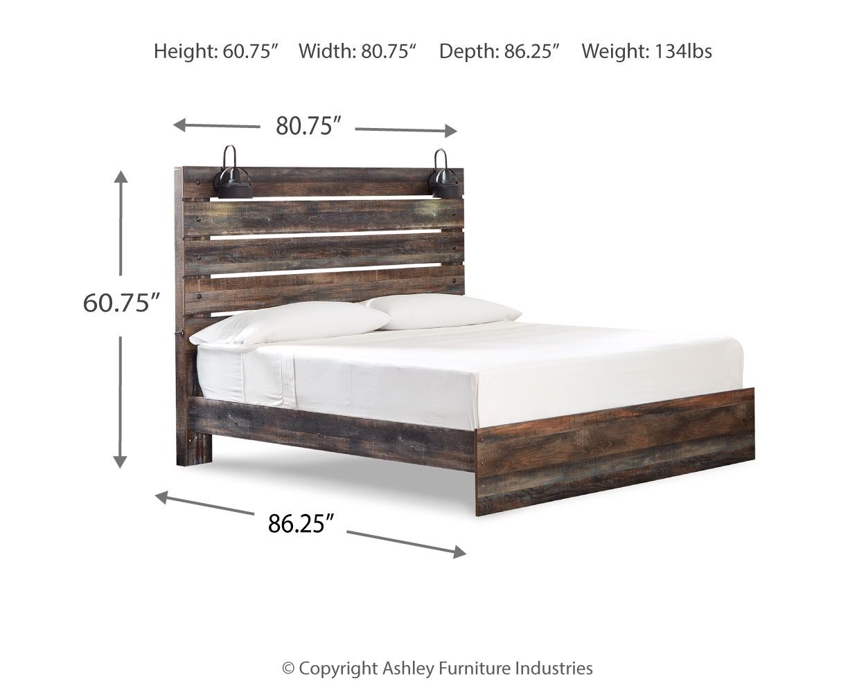 Drystan - Panel Bed